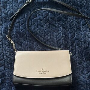 Kate Spade Two-Tone Black and Cream Crossbody Bag